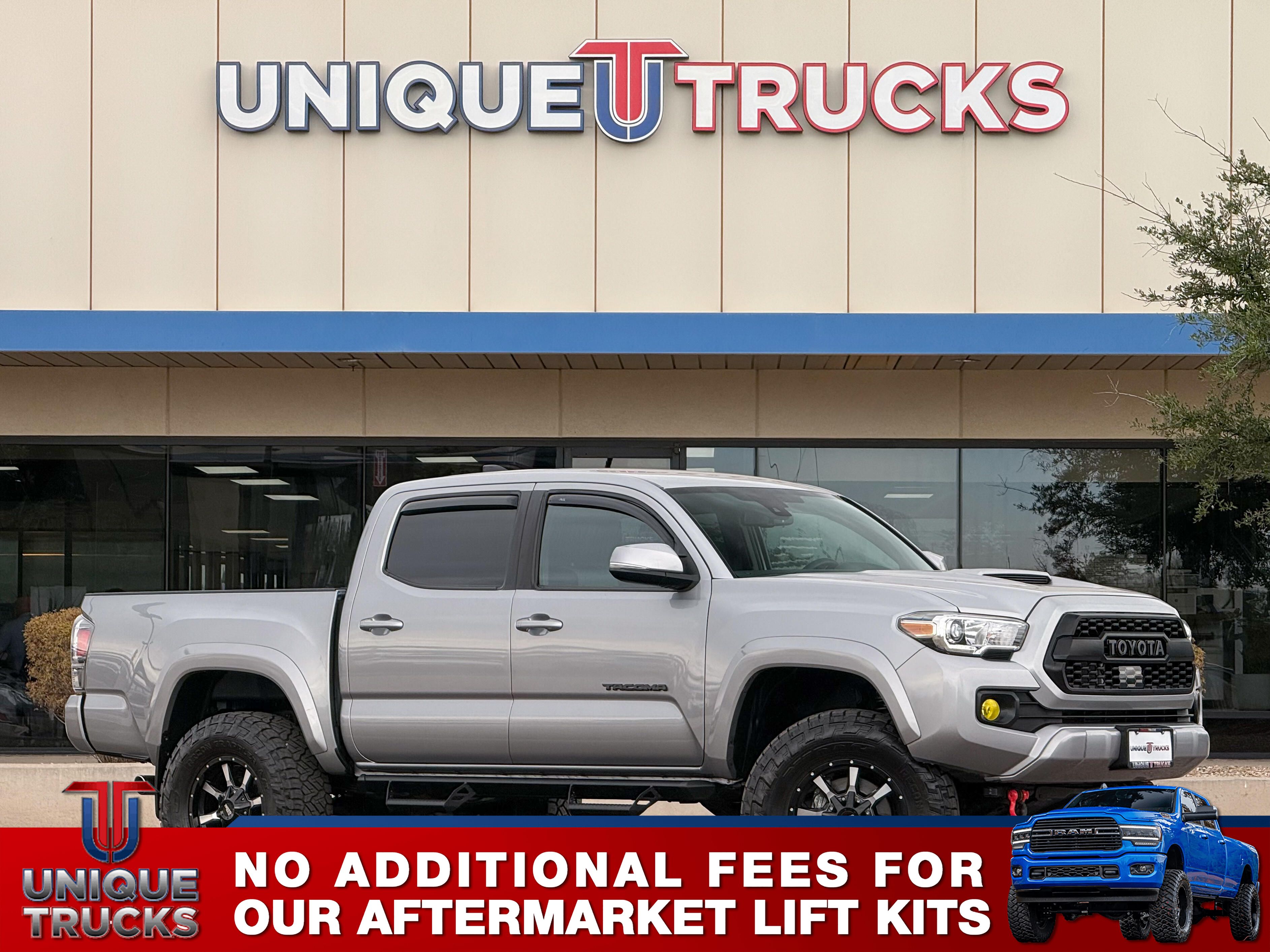 Silver Sky Metallic 2020 Toyota Tacoma TRD Sport Double Cab 4WD Pickup Truck Four-Wheel Drive Automatic