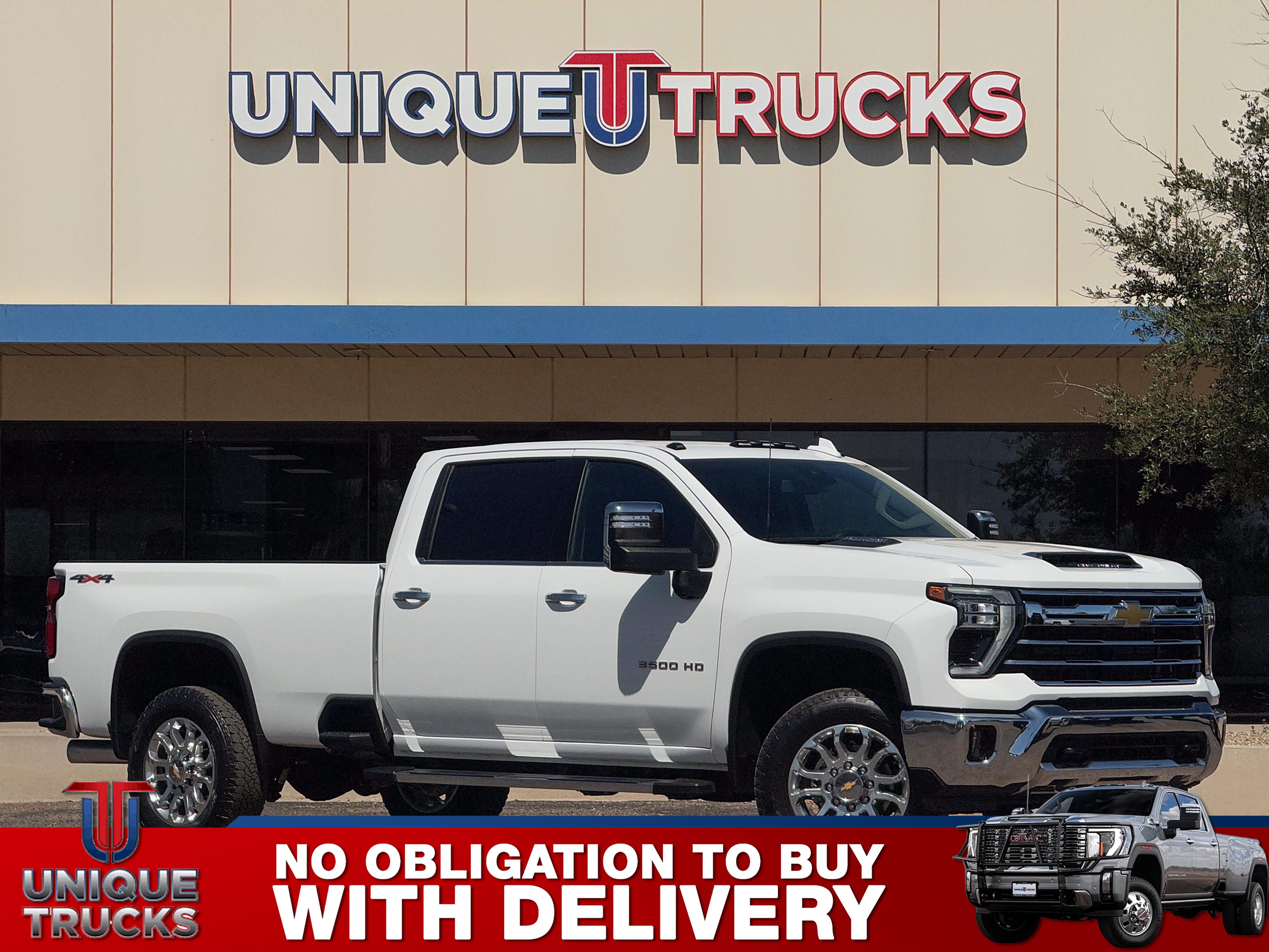 Summit White 2025 Chevrolet Silverado 3500HD Pickup Truck Four-Wheel Drive Automatic