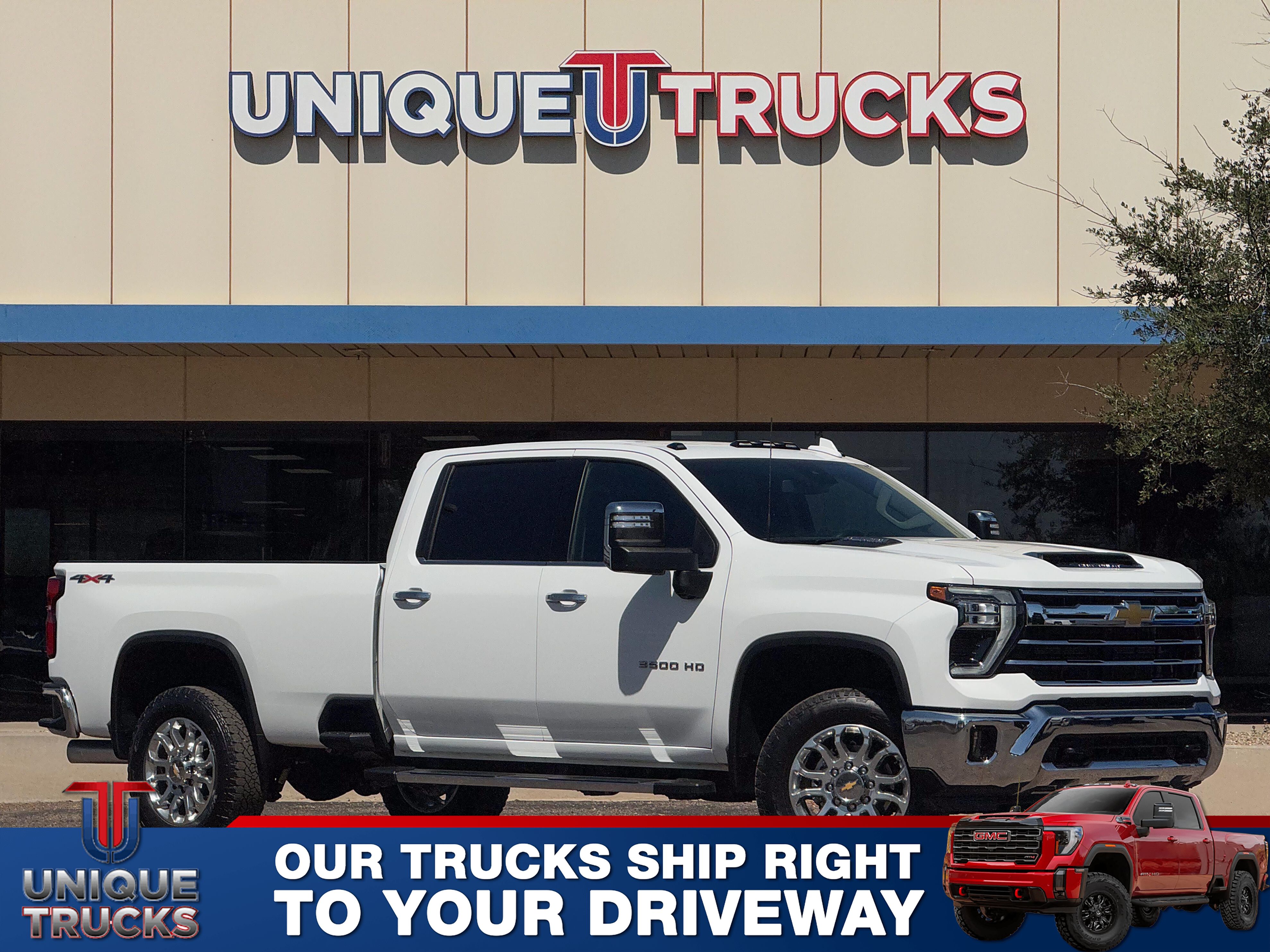 Summit White 2025 Chevrolet Silverado 3500HD LTZ Crew Cab LB 4WD Pickup Truck Four-Wheel Drive Automatic