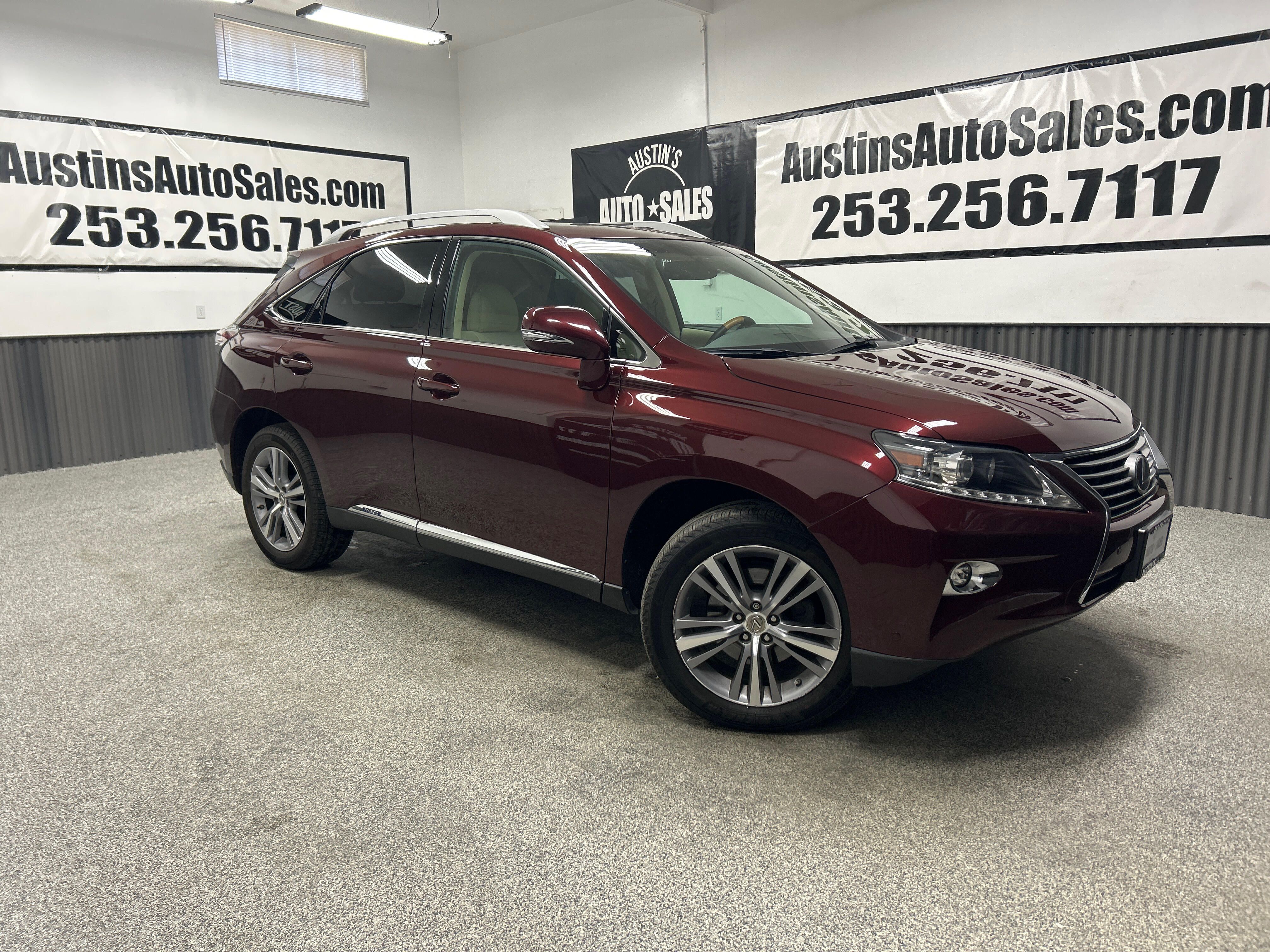 Red (Claret Mica) 2015 Lexus RX Hybrid 450h AWD SUV / Crossover All-Wheel Drive Automatic