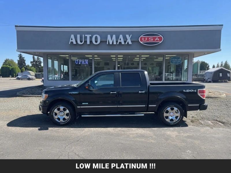 Tuxedo Black Metallic 2013 Ford F-150 Pickup Truck Four-Wheel Drive 6-Speed Automatic