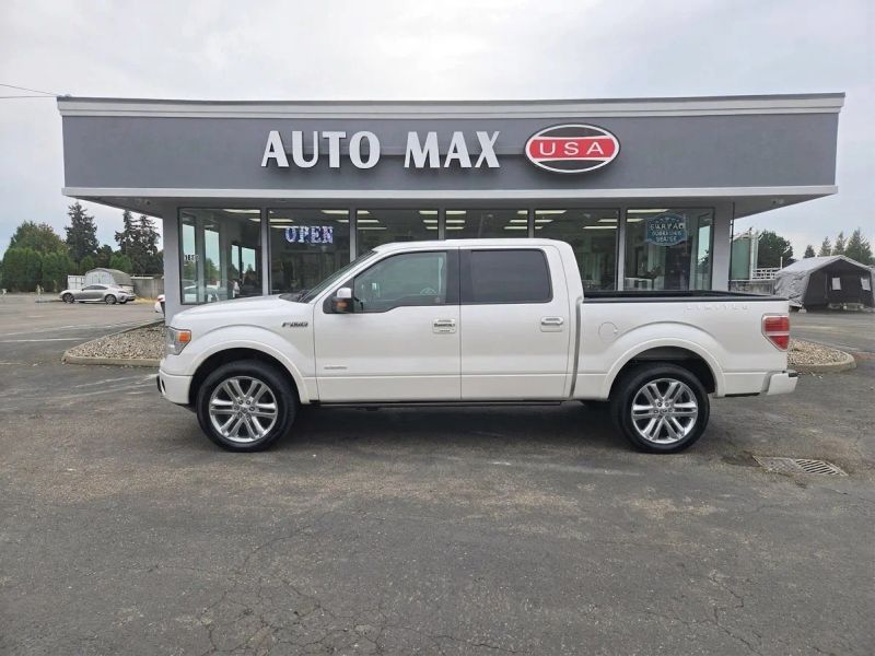 White 2014 Ford F-150 Pickup Truck Four-Wheel Drive 6-Speed Automatic