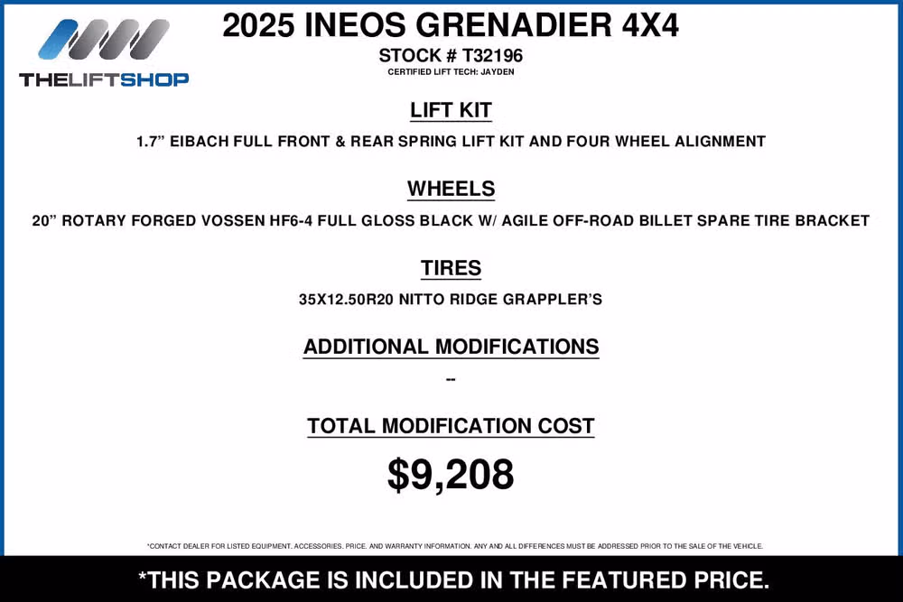 2025 Ineos Grenadier Image 2