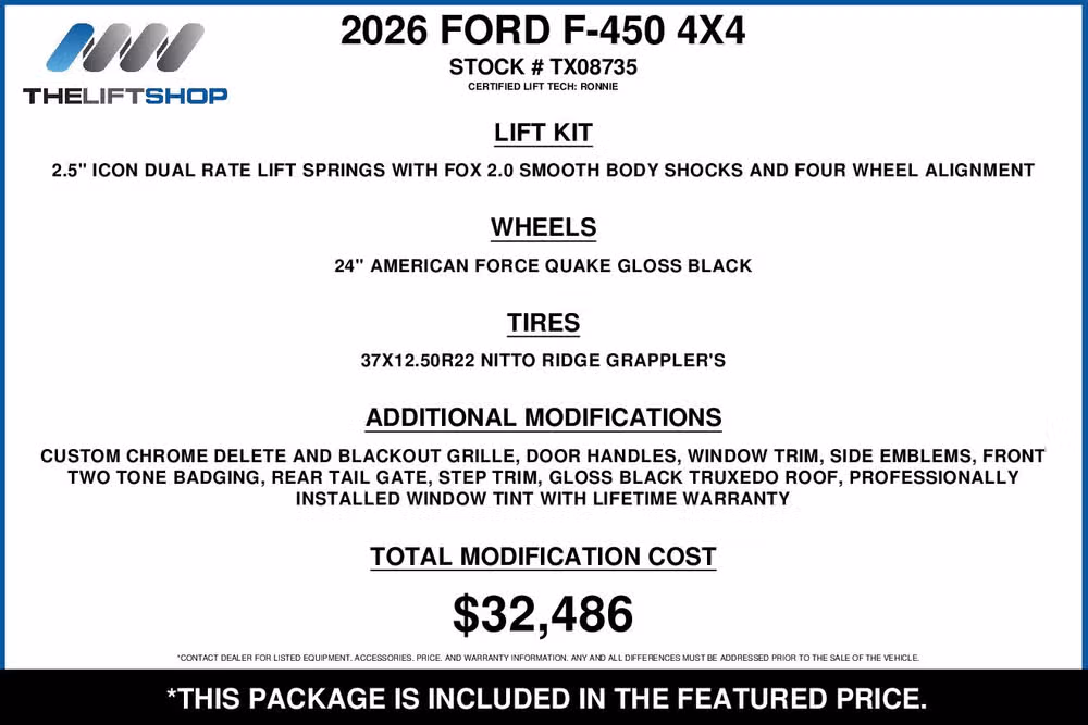 2026 Ford F-450 Super Duty Platinum Plus Crew Cab Image 2