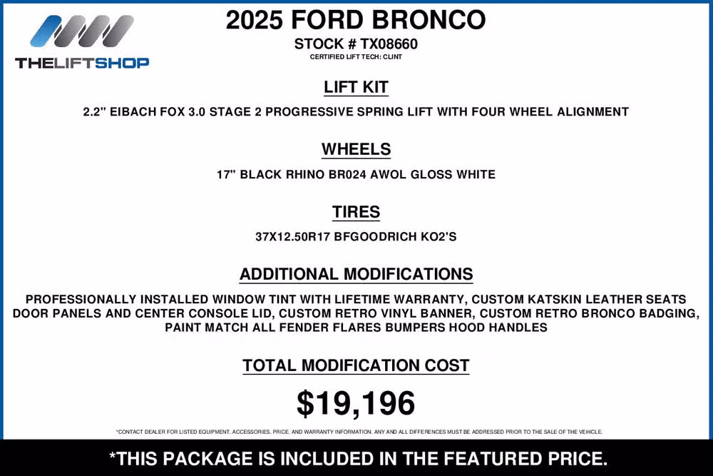2025 Ford Bronco Heritage Edition Image 2