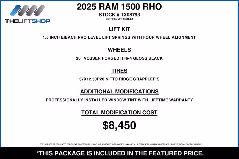 2025 Ram 1500 RHO Crew Cab Image 2