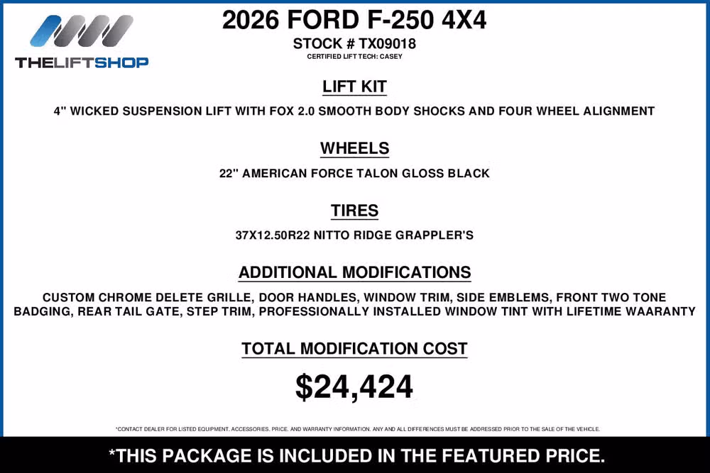 2026 Ford F-250 Super Duty Platinum Crew Cab Image 2