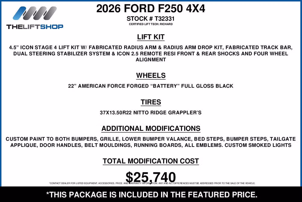 2026 Ford F-250 Super Duty Lariat Crew Cab Image 2