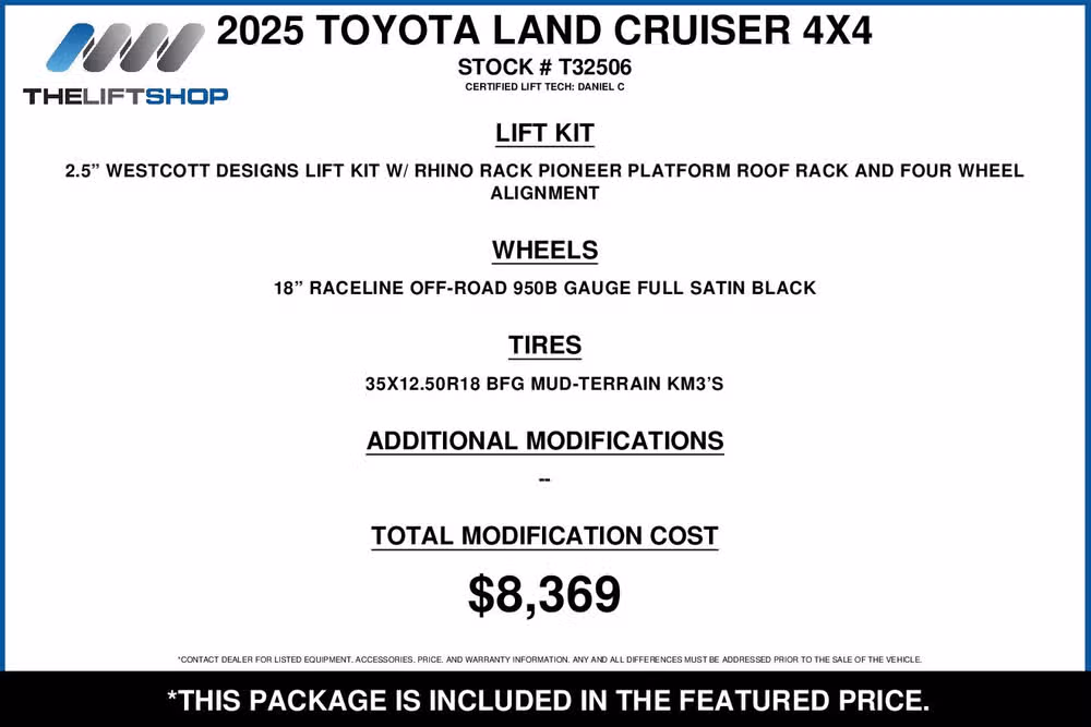 2025 Toyota Land Cruiser 1958 Image 2