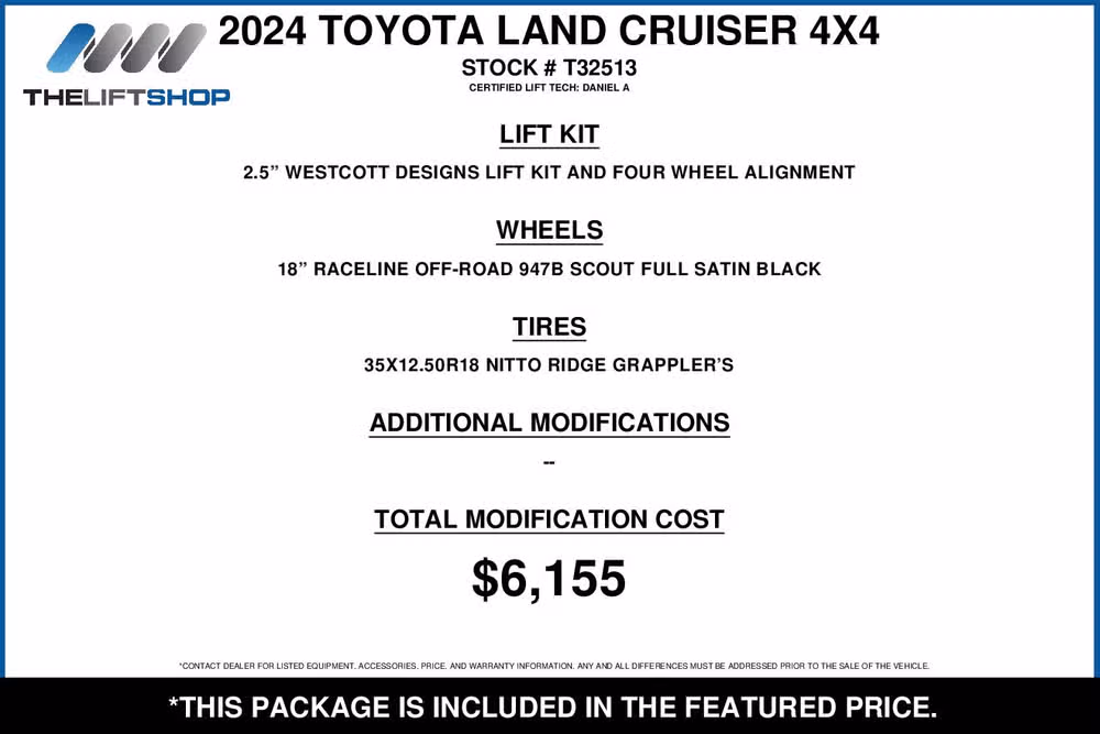 2024 Toyota Land Cruiser Base Image 2