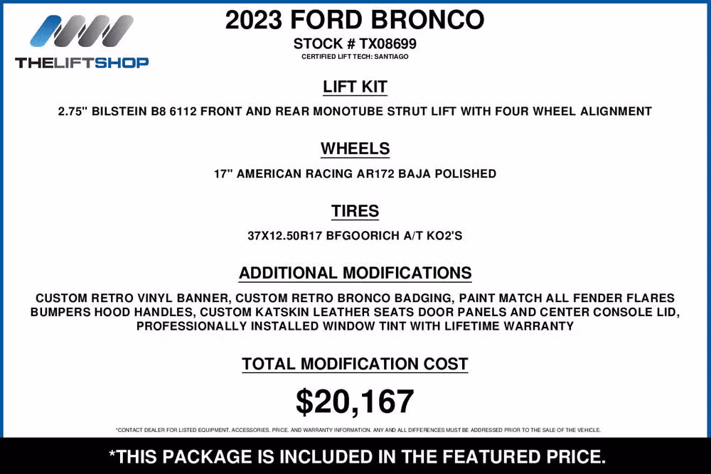 2023 Ford Bronco Heritage Edition Image 2