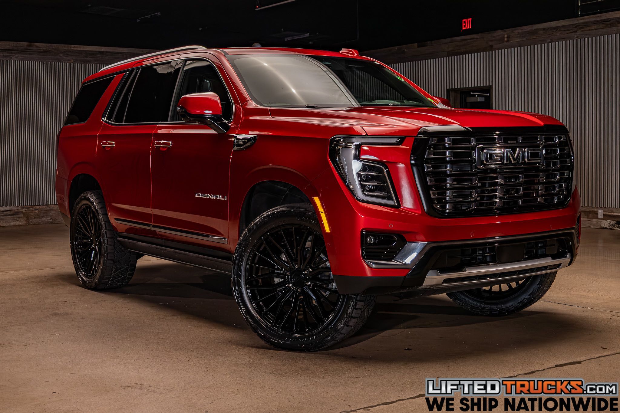 Volcanic Red Tintcoat 2025 GMC Yukon SUV / Crossover Four-Wheel Drive Automatic