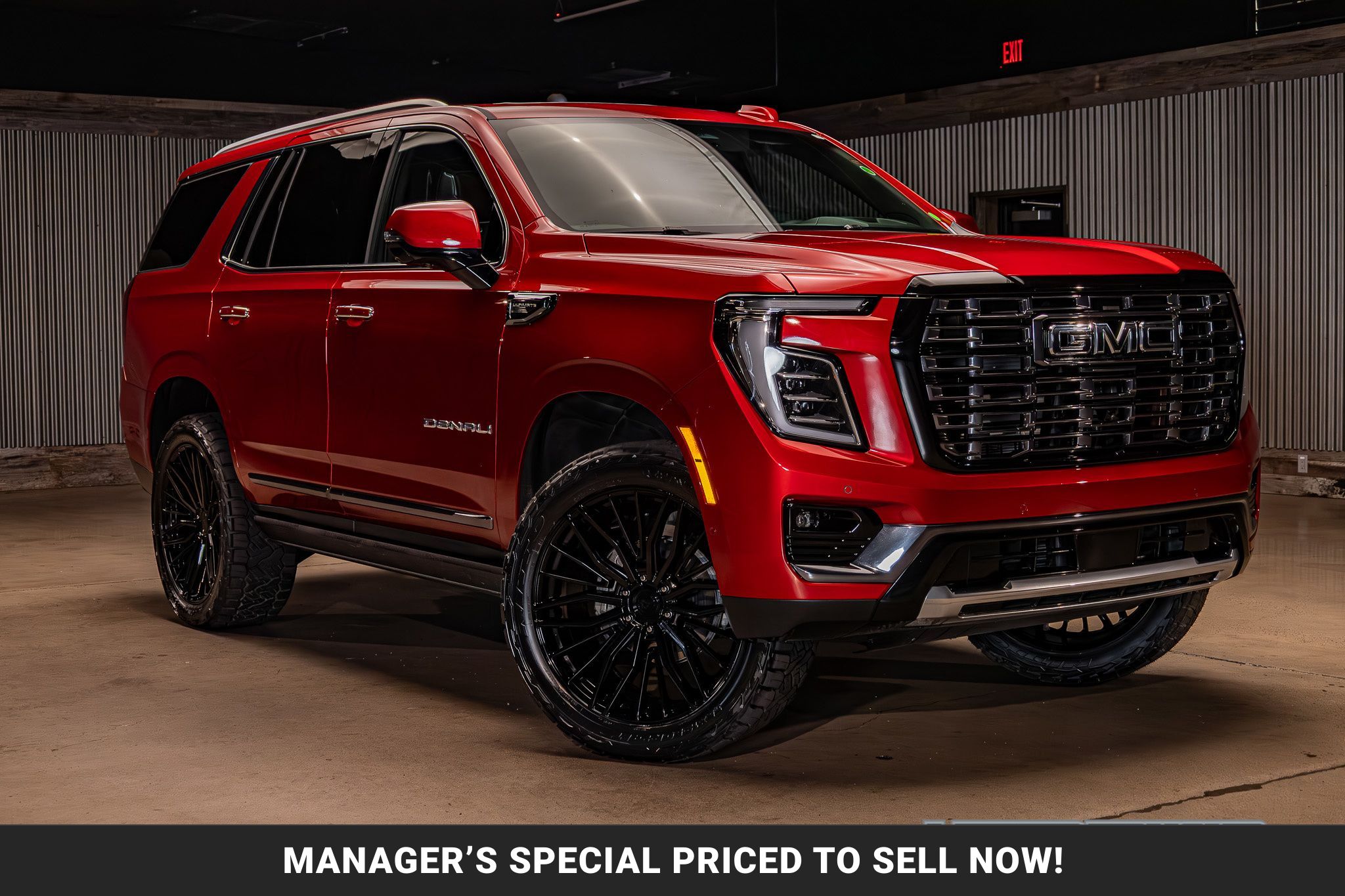 Volcanic Red Tintcoat 2025 GMC Yukon SUV / Crossover Four-Wheel Drive Automatic