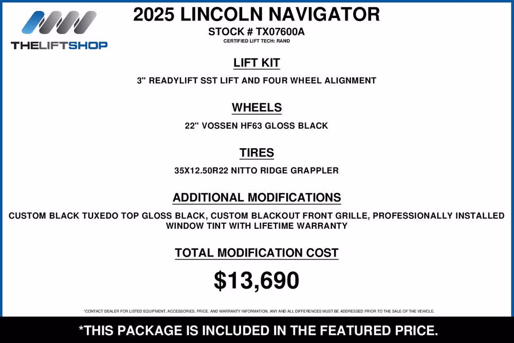 2025 Lincoln Navigator Black Label Image 2