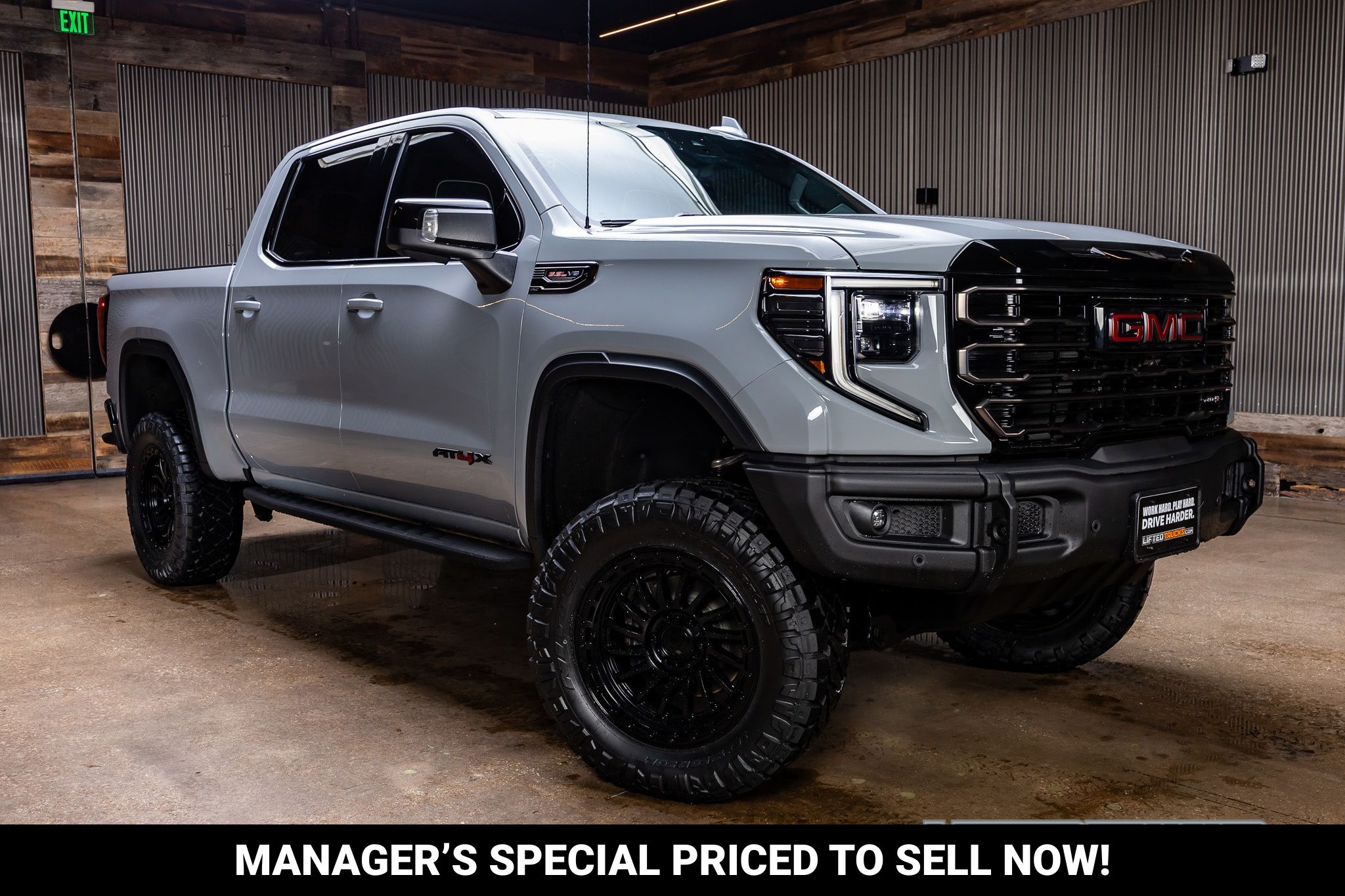 Thunderstorm Gray 2024 GMC Sierra 1500 Pickup Truck Four-Wheel Drive Automatic