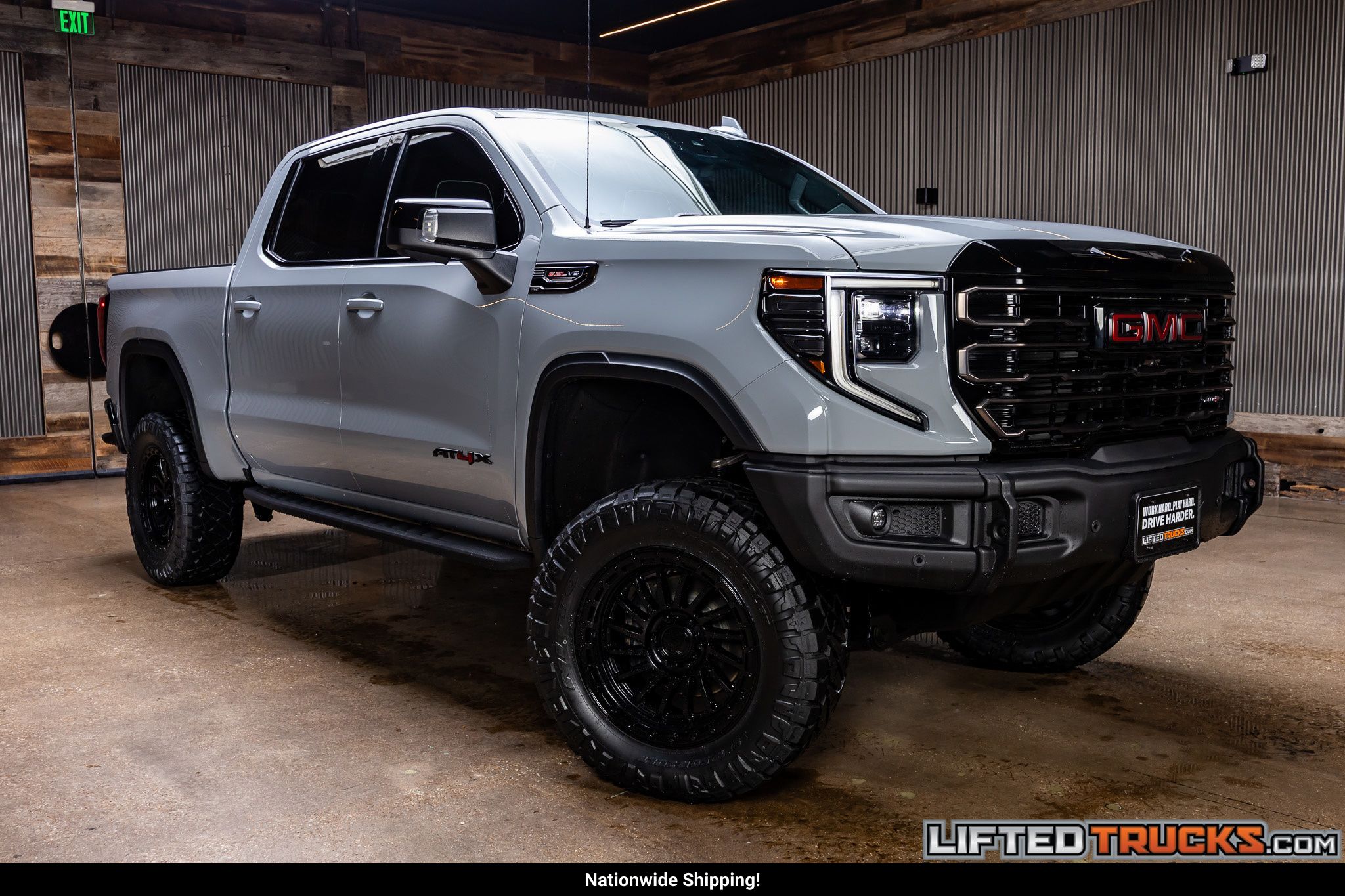 Thunderstorm Gray 2024 GMC Sierra 1500 Pickup Truck Four-Wheel Drive Automatic