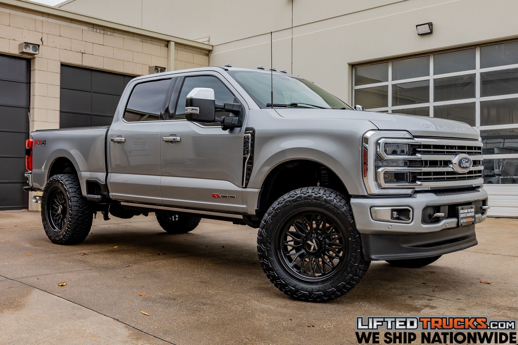 Iconic Silver 2024 Ford F-250 Super Duty Pickup Truck Four-Wheel Drive Automatic