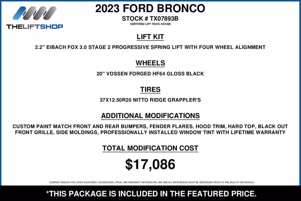 2023 Ford Bronco Raptor Image 2