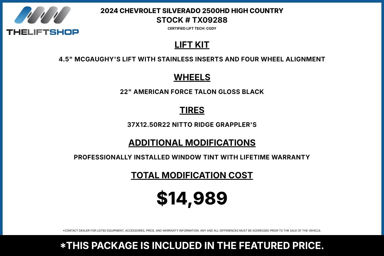 2024 Chevrolet Silverado 2500HD High Country Crew Cab Image 2