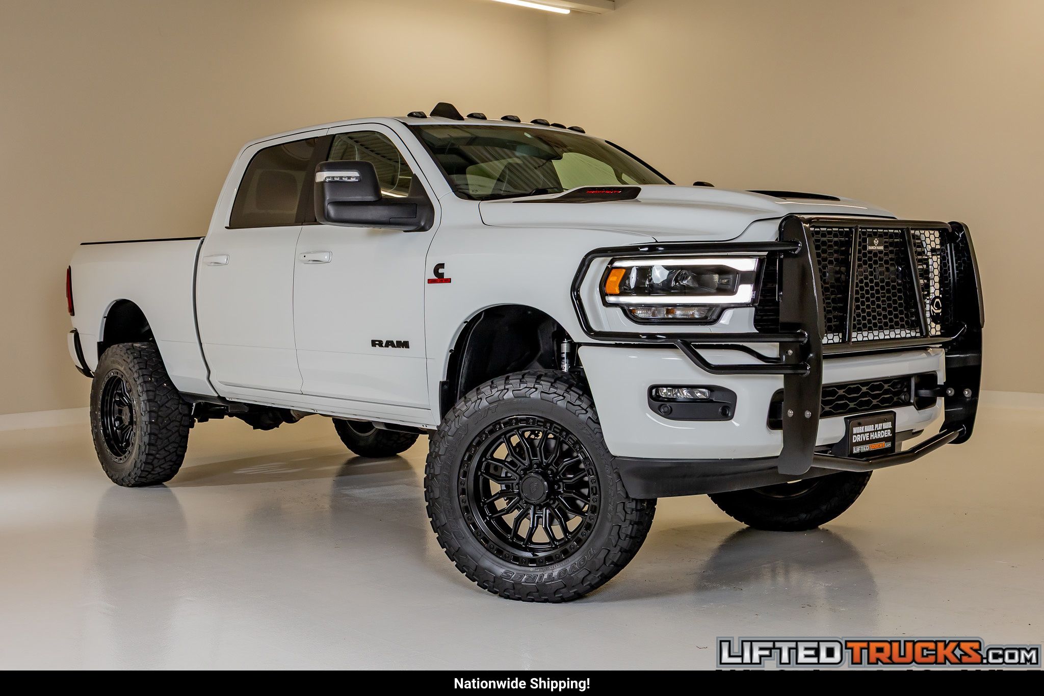 Bright White Clear Coat 2023 RAM 2500 Pickup Truck Four-Wheel Drive Automatic