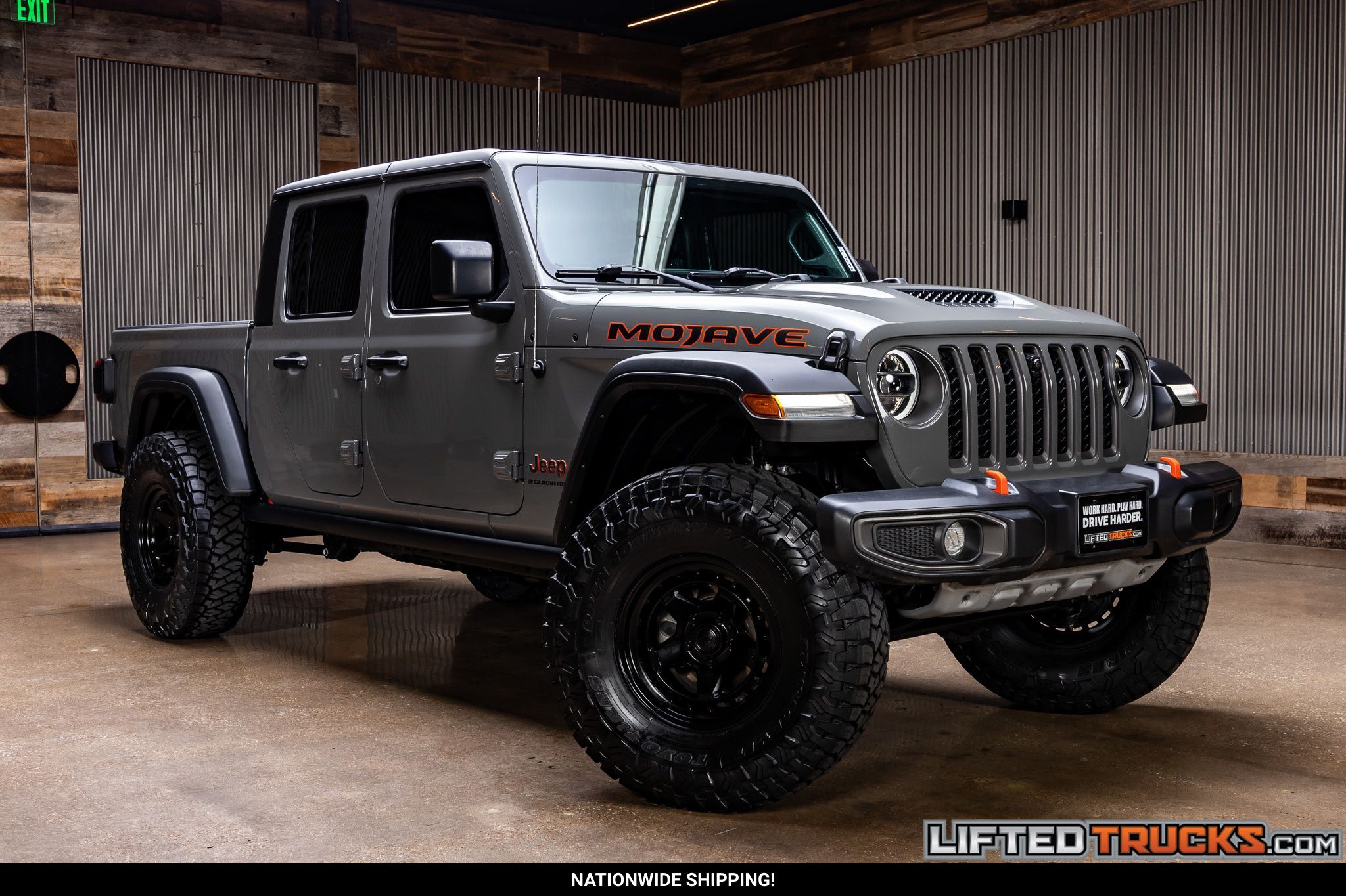 Sting-Gray Clear Coat 2023 Jeep Gladiator Pickup Truck Four-Wheel Drive Automatic