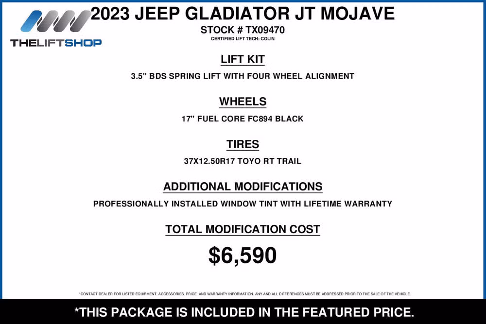 2023 Jeep Gladiator Mojave Crew Cab Image 2