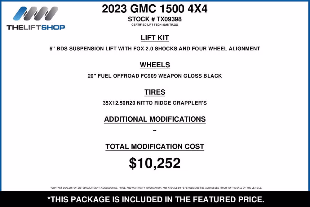 2023 GMC Sierra 1500 AT4 Crew Cab Image 2