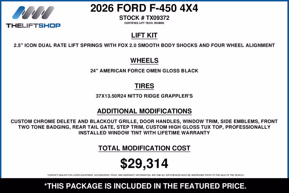 2026 Ford F-450 Super Duty Platinum Plus Crew Cab Image 2