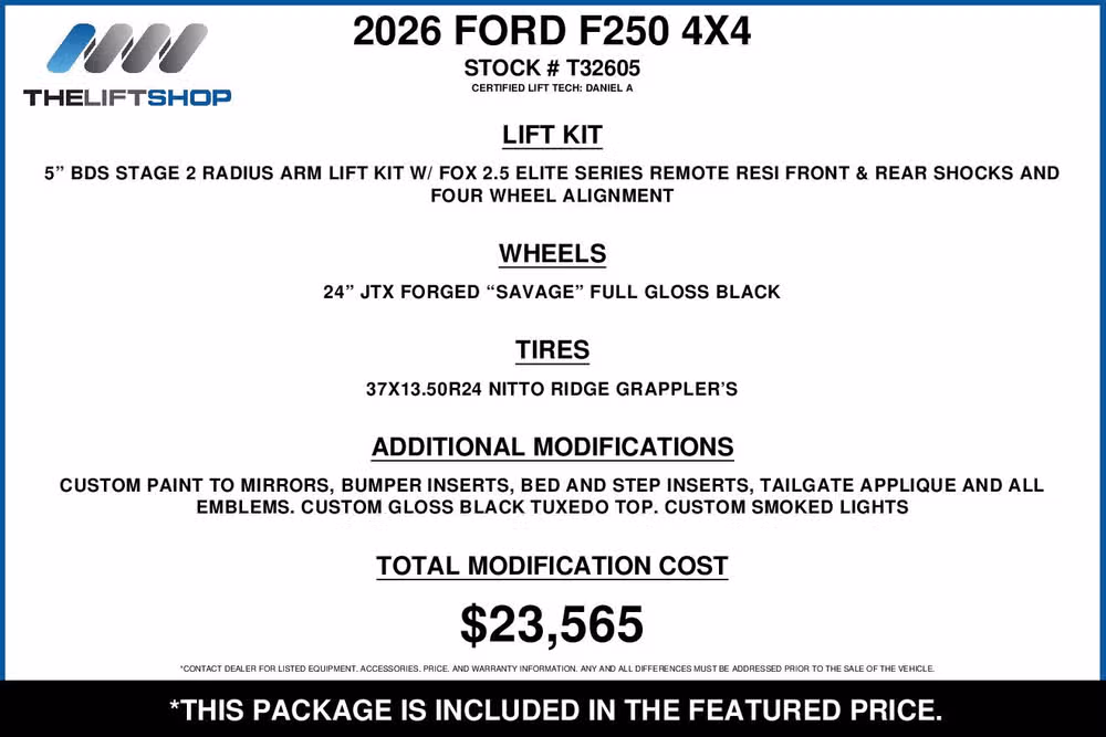 2026 Ford F-250 Super Duty Platinum Crew Cab Image 2