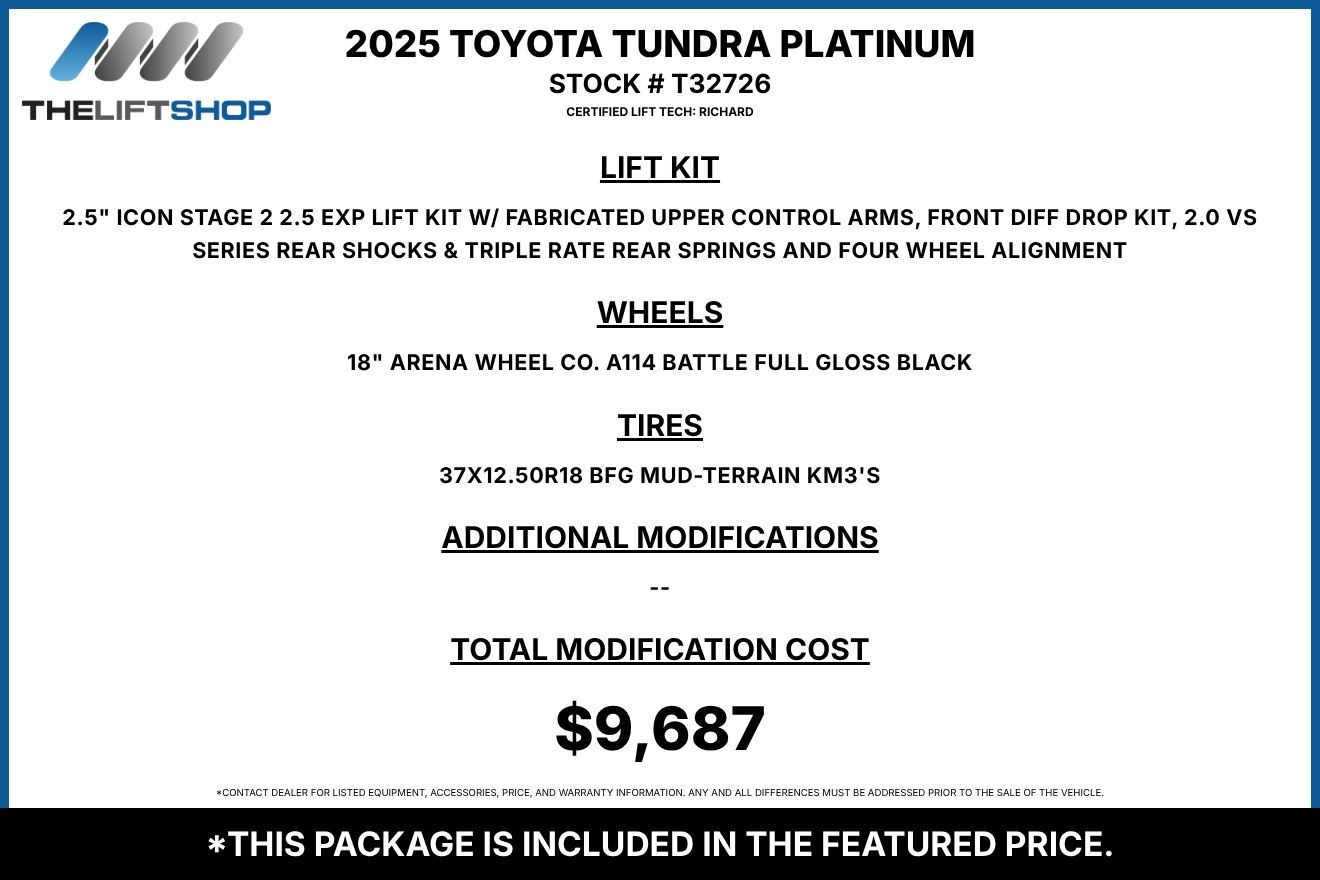 2025 Toyota Tundra Platinum CrewMax Image 2