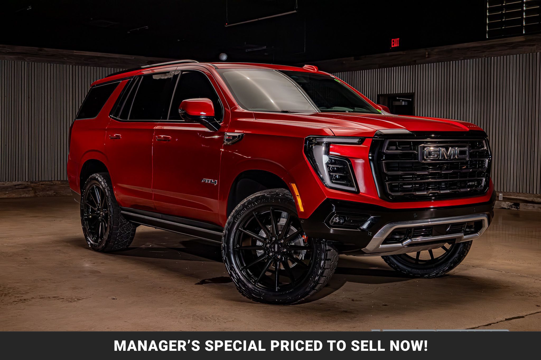 Volcanic Red Tintcoat 2025 GMC Yukon SUV / Crossover Four-Wheel Drive Automatic