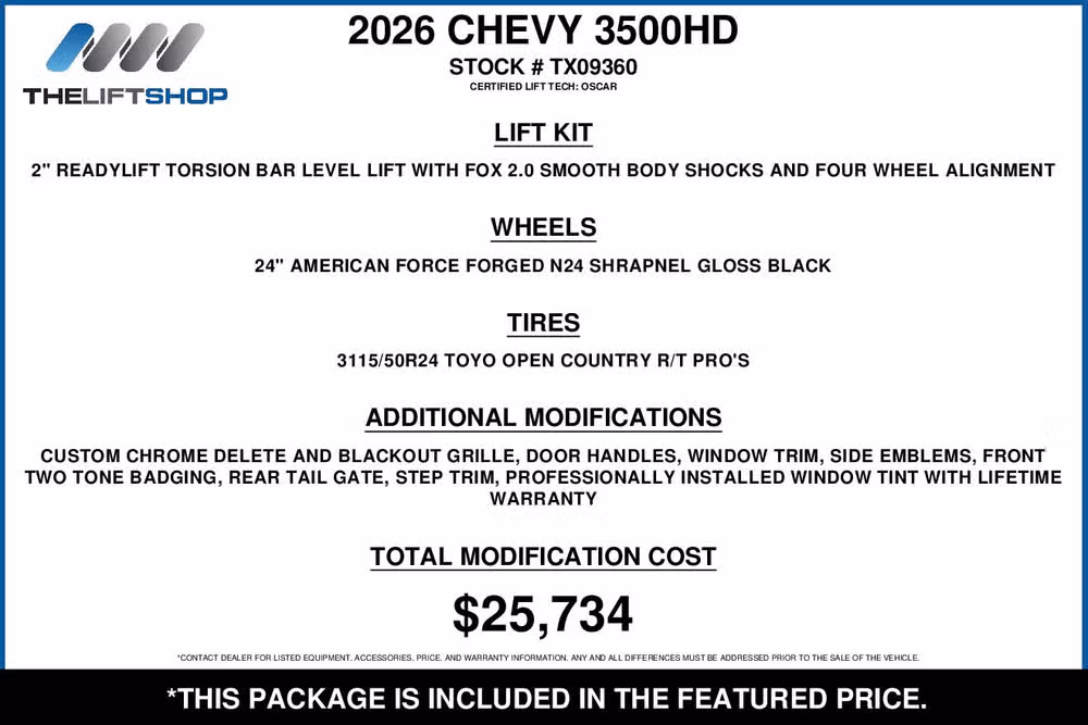 2026 Chevrolet Silverado 3500HD High Country Crew Cab Image 2