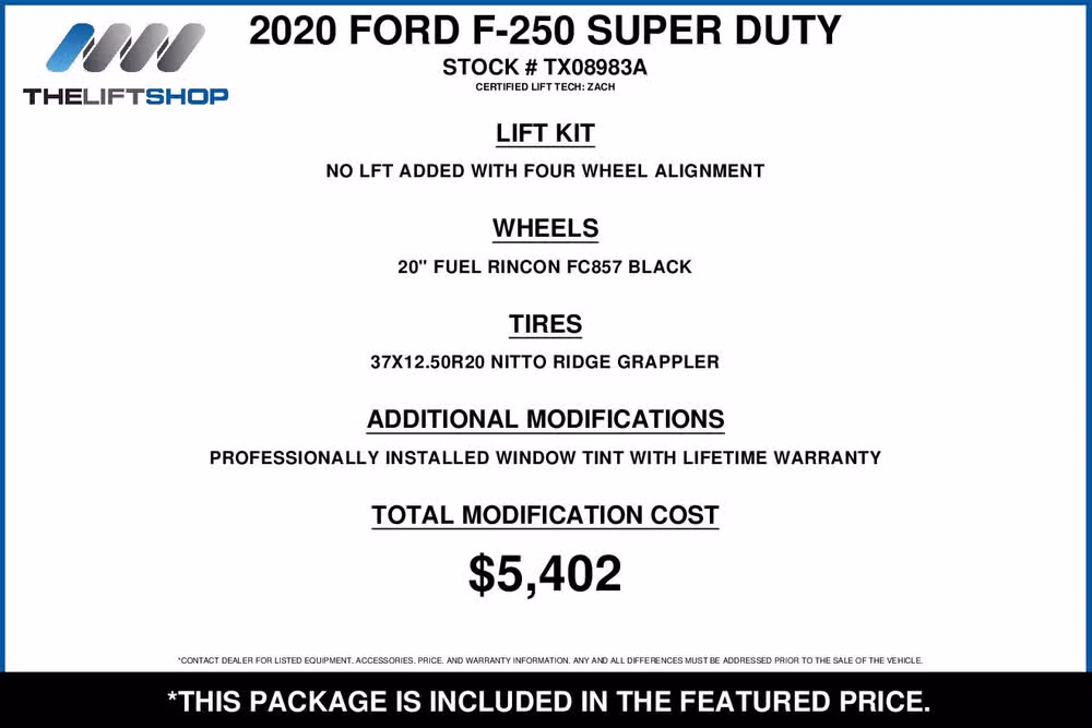 2020 Ford F-250 Super Duty Lariat Crew Cab Image 2