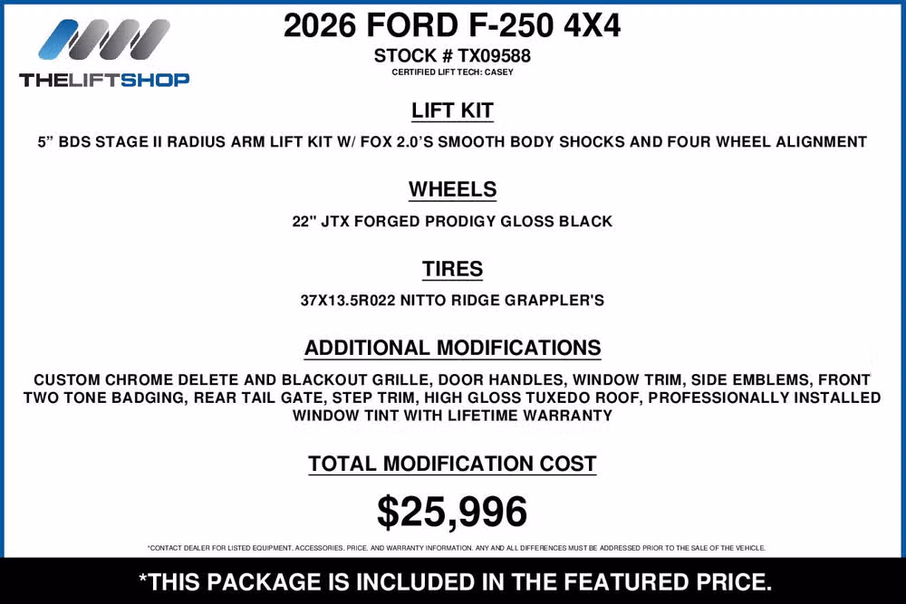 2026 Ford F-250 Super Duty Platinum Crew Cab Image 2