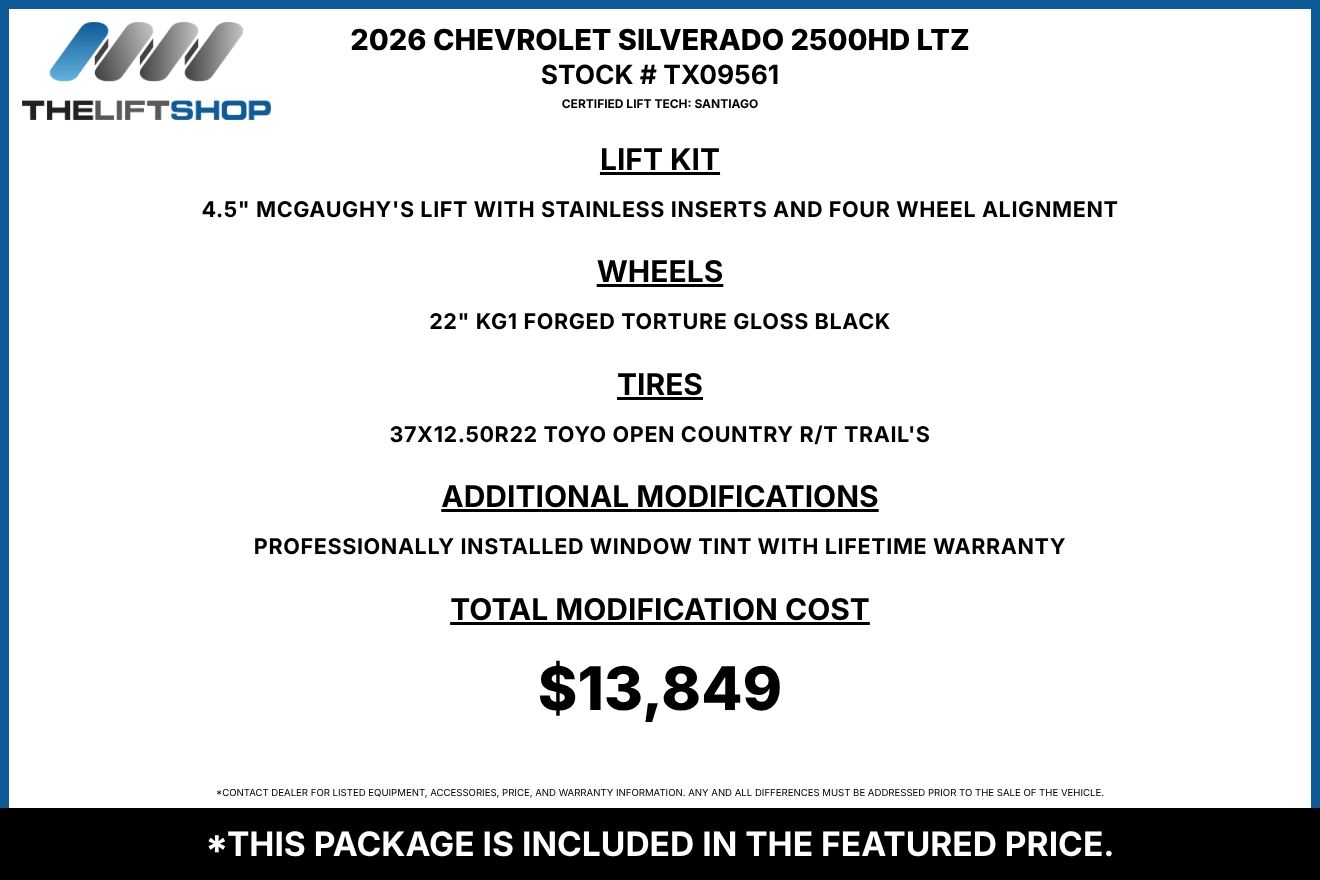 2026 Chevrolet Silverado 2500HD LTZ Crew Cab Image 2