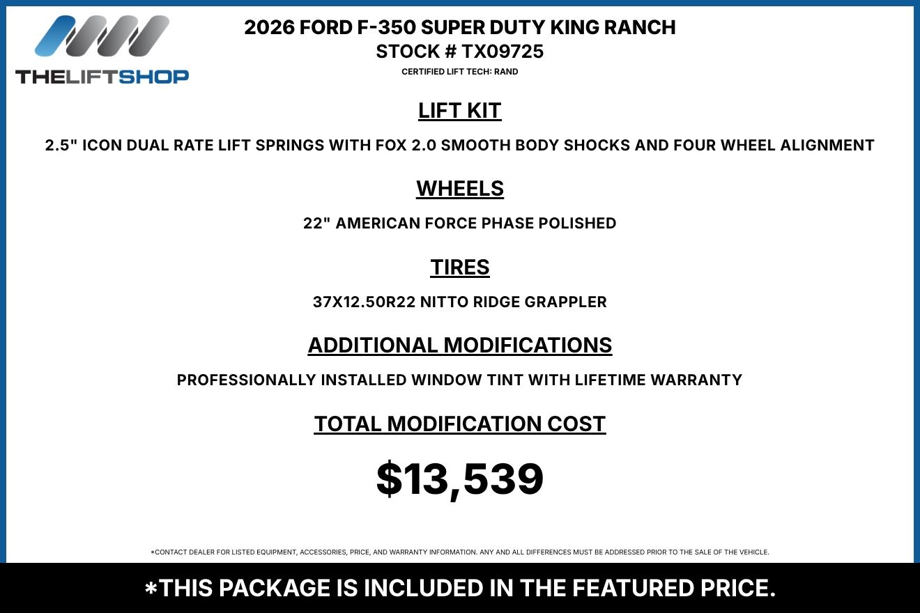 2026 Ford F-350 Super Duty King Ranch Crew Cab Image 2