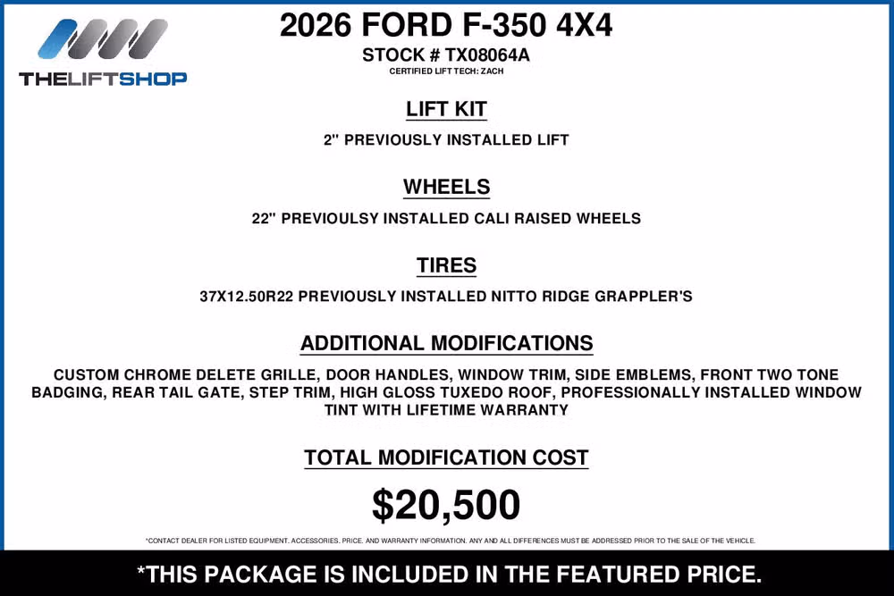2026 Ford F-350 Super Duty Platinum Crew Cab Image 2