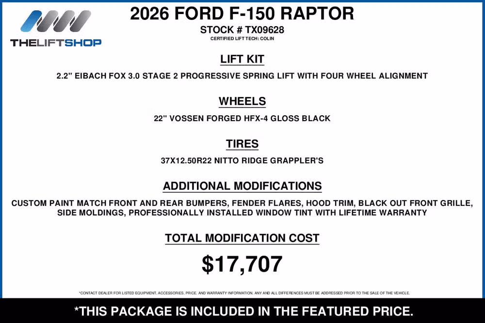 2026 Ford F-150 Raptor SuperCrew Image 2
