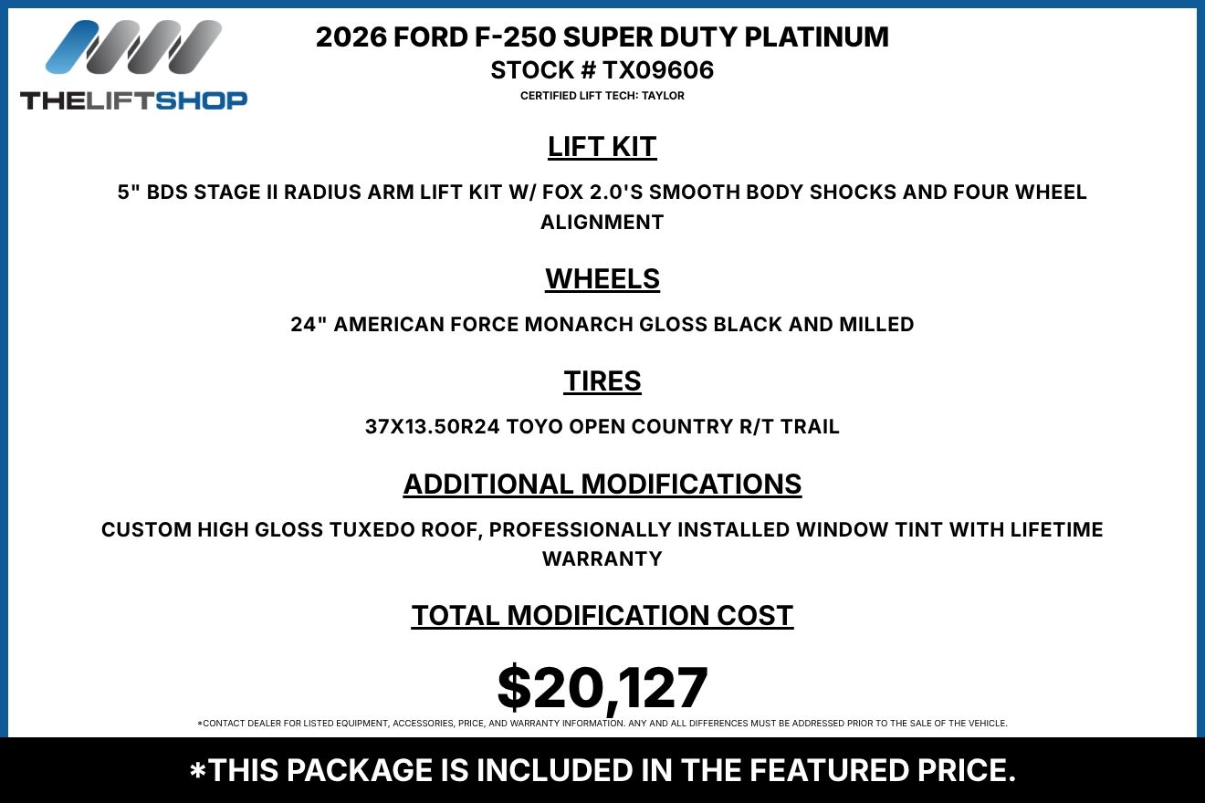 2026 Ford F-250 Super Duty Platinum Crew Cab Image 2