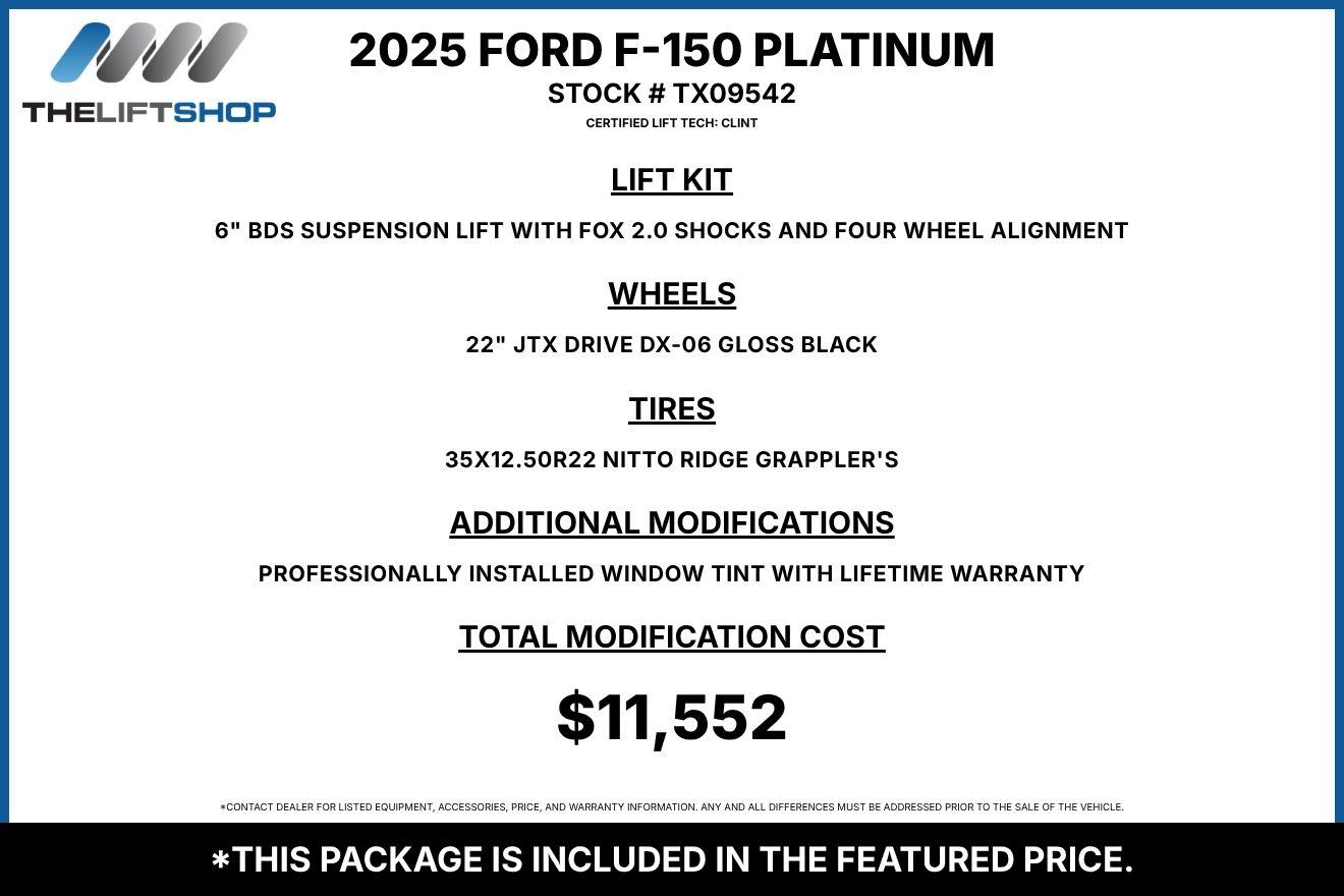 2025 Ford F-150 Platinum SuperCrew Image 2