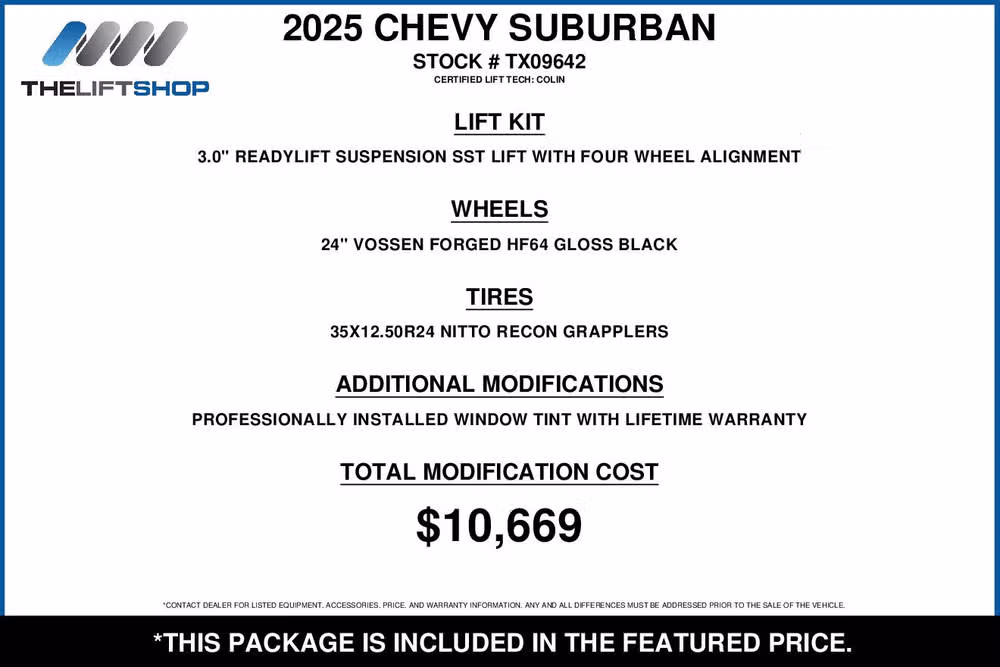 2025 Chevrolet Suburban High Country Image 2