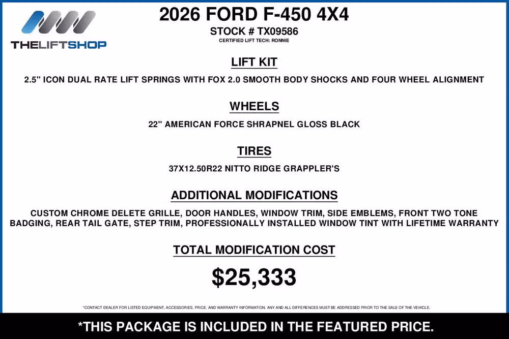 2026 Ford F-450 Super Duty Platinum Plus Crew Cab Image 2