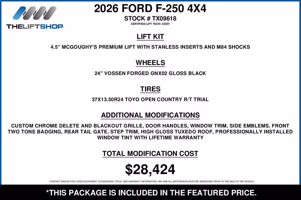 2026 Ford F-250 Super Duty Platinum Plus Crew Cab Image 2