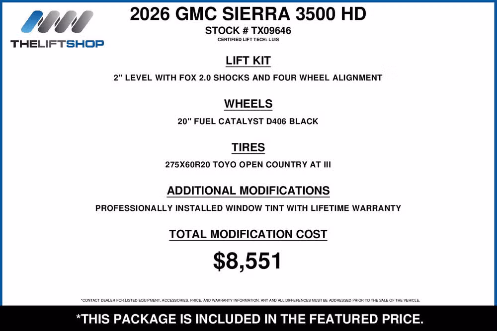 2026 GMC Sierra 3500HD CC SLE Chassis Crew Cab Image 2