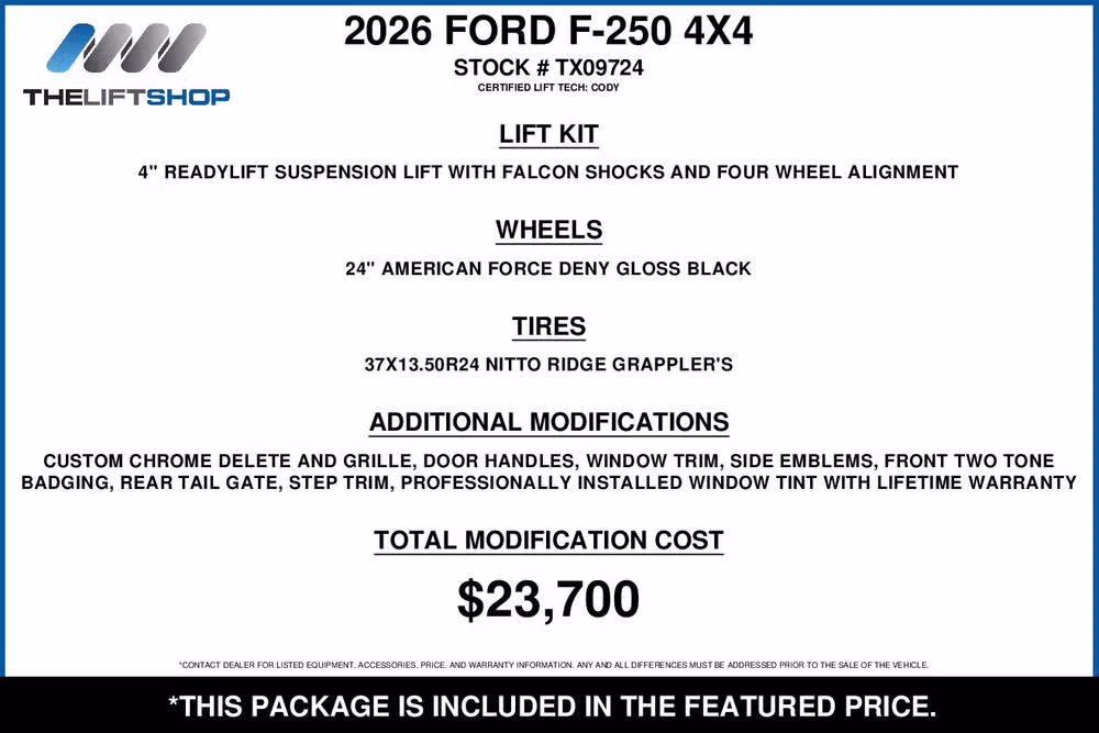 2026 Ford F-250 Super Duty Platinum Plus Crew Cab Image 2
