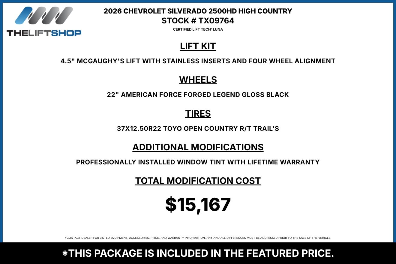 2026 Chevrolet Silverado 2500HD High Country Crew Cab Image 2
