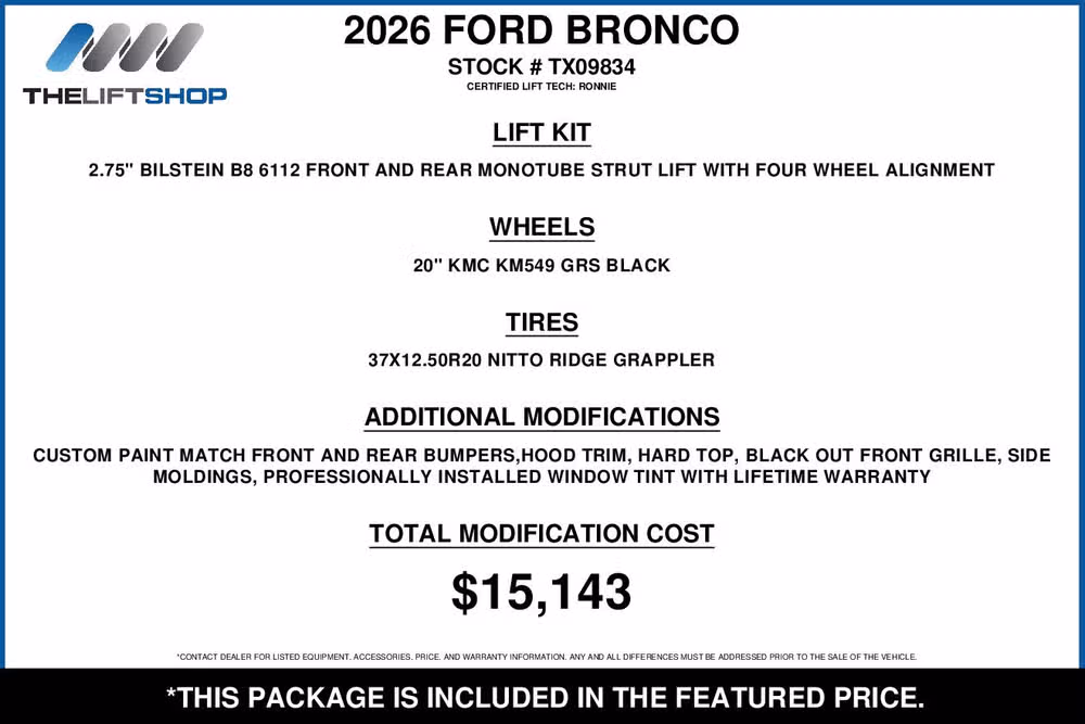 2026 Ford Bronco Outer Banks Image 2