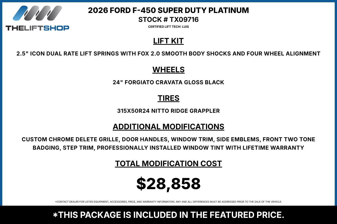 2026 Ford F-450 Super Duty Platinum Plus Crew Cab Image 2