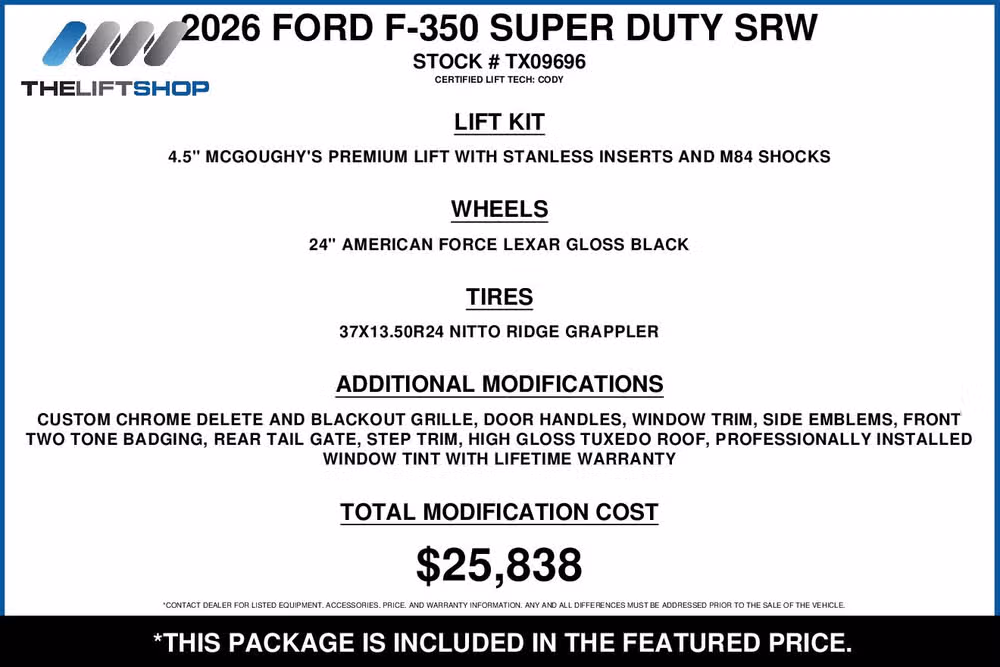 2026 Ford F-350 Super Duty Platinum Plus Crew Cab Image 2