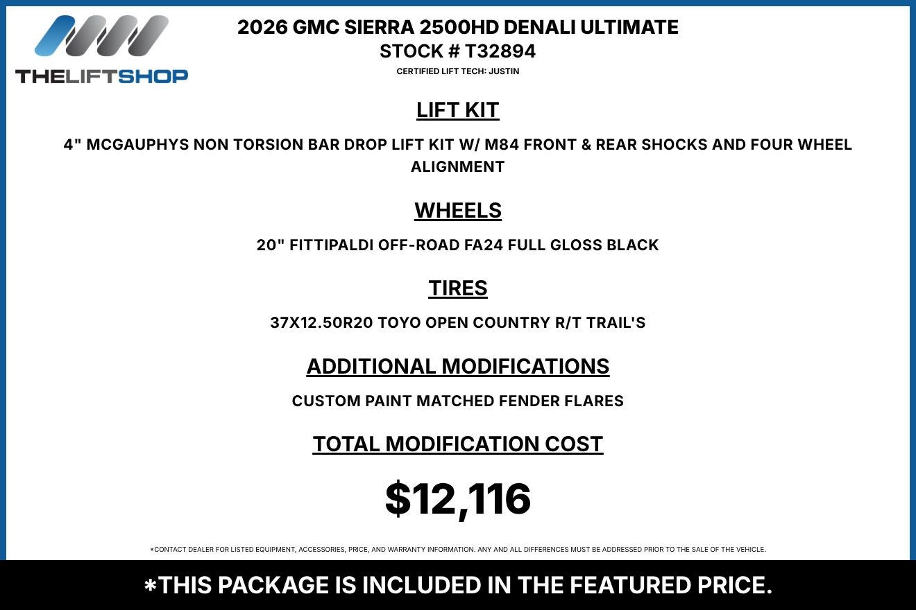 2026 GMC Sierra 2500HD Denali Ultimate Crew Cab Image 2